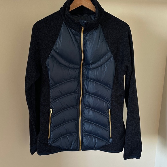 London Fog Navy Blue Puffer Jacket - Picture 2 of 7